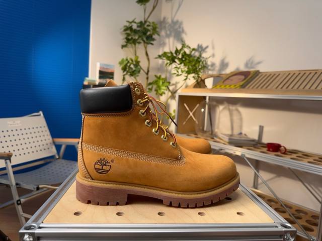 高品质推荐 Timberland添柏岚 Premium系列 防水经典户外工装靴 尺码：39.5-45