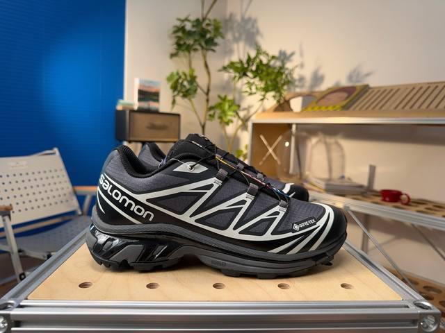 高品质推荐 Salomon萨洛蒙 Xt-6 Gtx 舒适百搭 防滑耐磨防水 低帮 户外功能鞋 尺码: 36 37 37.5 38 38.5 39.5 40 40