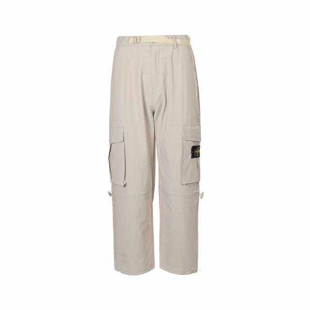 精修实拍 售后无忧 Stone Island 石头岛 多口袋梭织户外工装长裤 Stone Island作为亚平宁特立独行的存在，正如其名的蕴意，具有航海风格，又