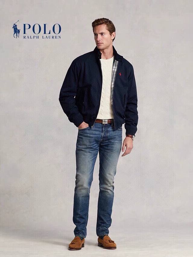 供 顶级水洗版本 Ralph Lauren拉夫劳伦老钱风 立领工装夹克外套 白百何 同款 货号Rl1 面料是双层胫骨感，分量感十足！ 不会像常规夹克一样厚重，纯