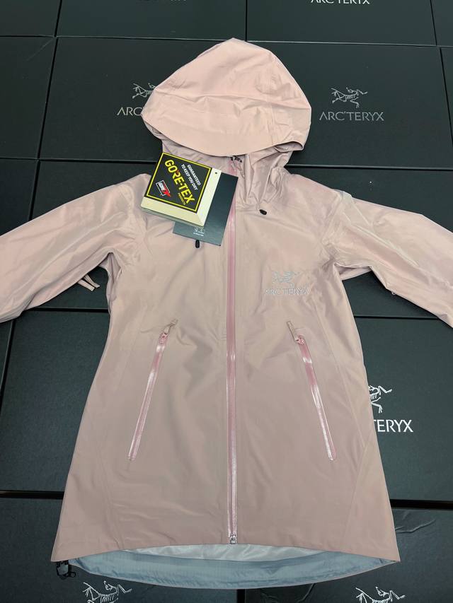 顶级版本 贝栗粉 款号J88 Arc‘Teryx Beta Lt Gore-Tex Jacket-Men's始祖鸟户外防水硬壳全压胶冲锋衣夹克外套 -Yb四次压