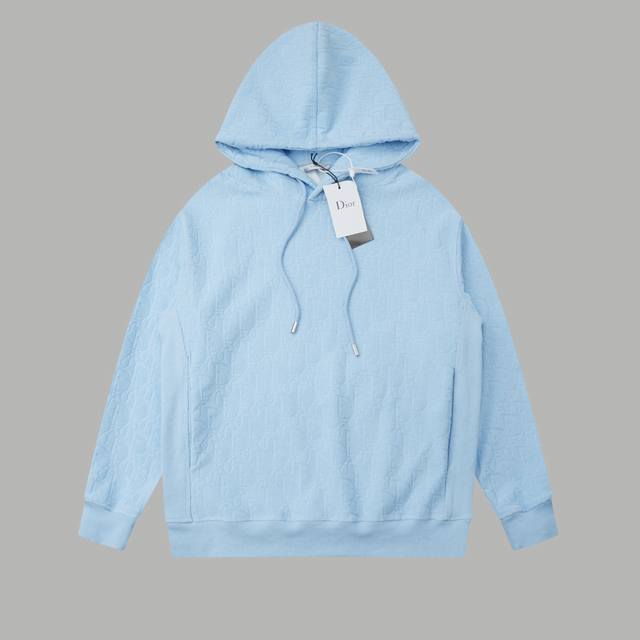 D*Or Cd 25Fw秋冬 提花工艺帽衫 轻奢主义 男女日常通勤穿搭必备单品 正确版本 欢迎对比 详细特征 采用18针意大利进口双面提花机织造，克重280G
