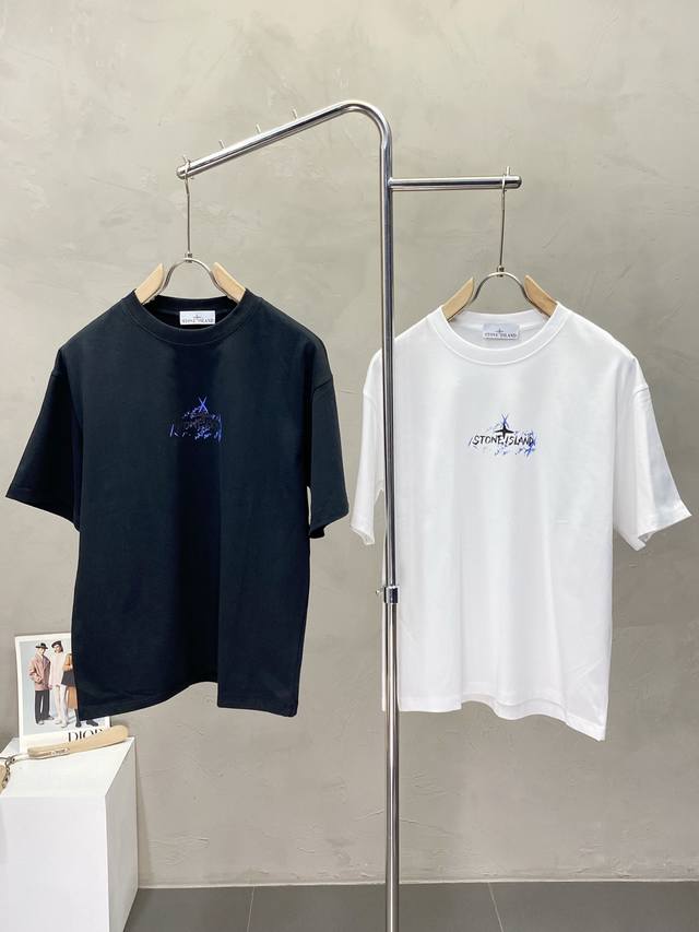 Stone Island石头岛独家专供新款原单男士休闲短袖 高端定制 高端版本 时尚百搭爆款进口面料 手感超柔软细腻 穿着亲肤舒适 高端精品 代工厂P精细做工