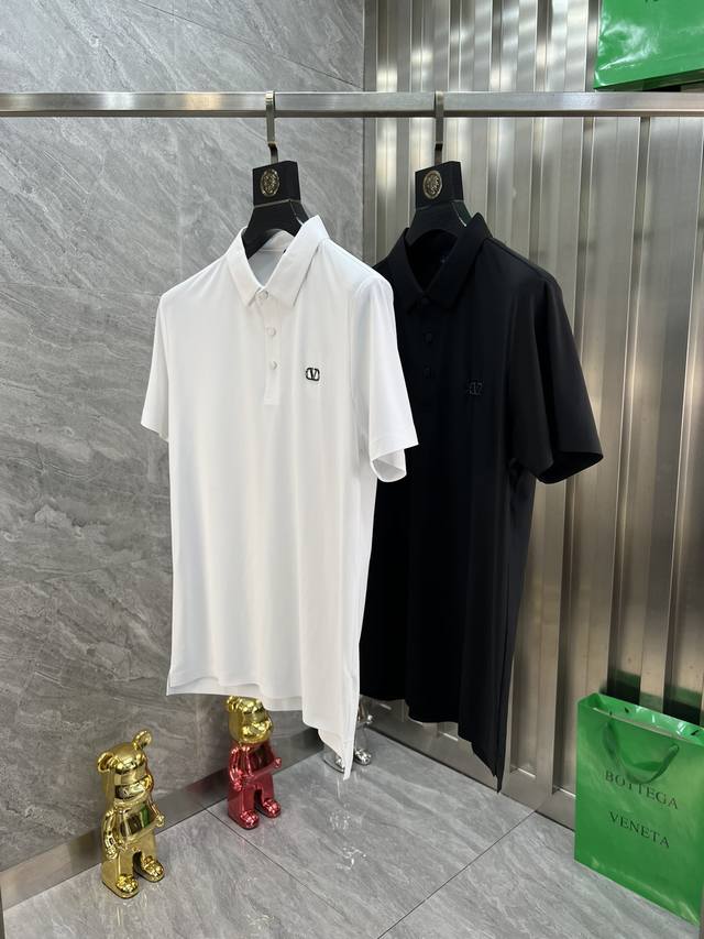 Kw 华伦天奴 春夏新品 三标齐全 翻领短袖Polo衫 好货不用过多介绍 看细节 专柜码数：M-4Xl 175 140建议L