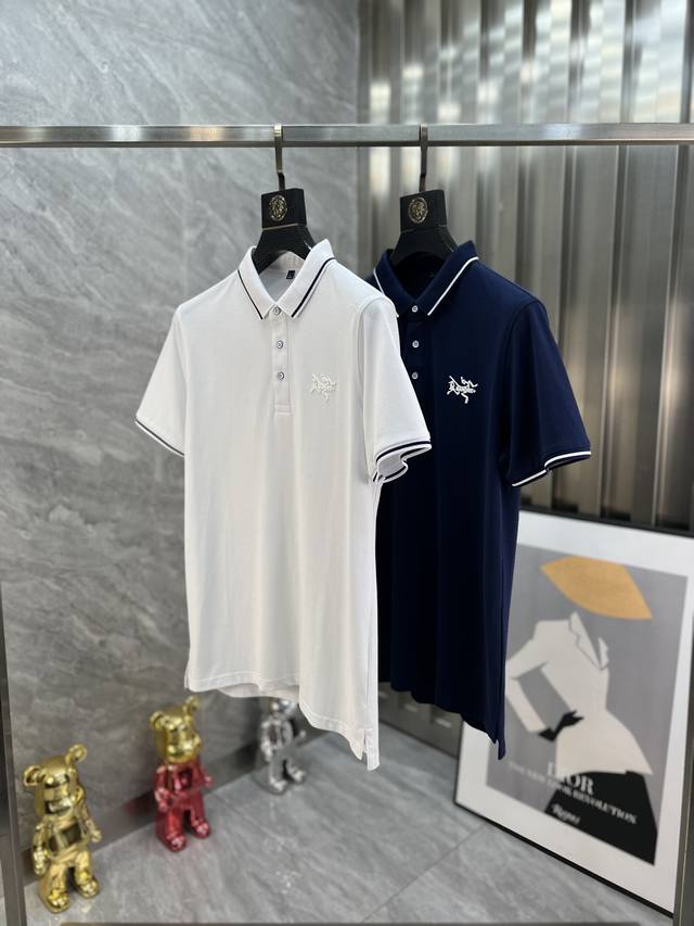 Kw Arc 始祖鸟 春夏新品 三标齐全 翻领T恤短袖Polo 好货不用过多介绍 看细节 专柜码数：M-4Xl 175 140建议L