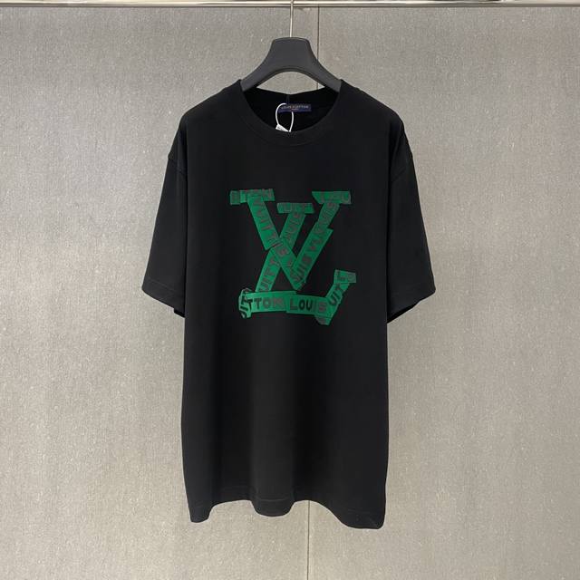 Xp 驴家 2025春夏新款Lv字母印花图案短袖 码数：S-Xl