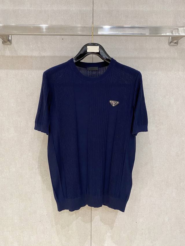 Xp Prada 2025年新款 官方同步 商务首选 时尚个性 百搭潮流 纯原品质 原版面料 吊牌 领标 水洗麦 三标齐全 颜色蓝色 白色 尺码:S-Xl