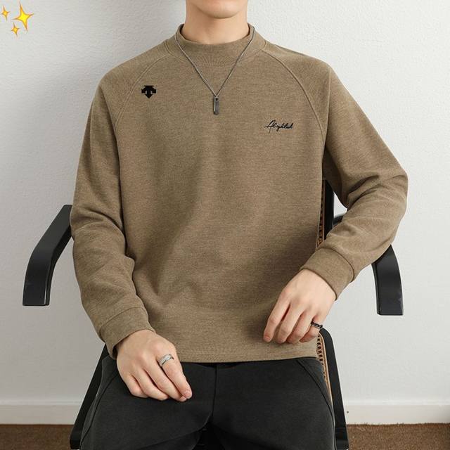 Descente迪桑特高品质 半 高领阳离子长袖纯色宽松简约保暖打底衫外套 超级大爆款 实体店卖爆 一货难求的来了 完！全！不！挑！人！ 轻松驾驭 巨好看巨白搭