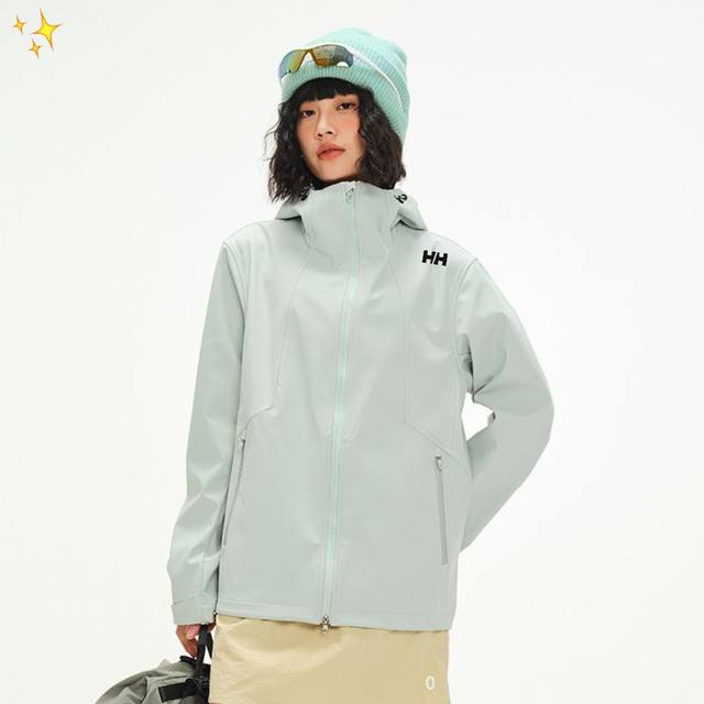 Helly Hansen Hh海丽汉森 官网款男女同款 2025新款春秋款户外休闲外套， 防风水透气轻量软壳冲锋衣。 高端科技Fortius Tm2.0软壳面料