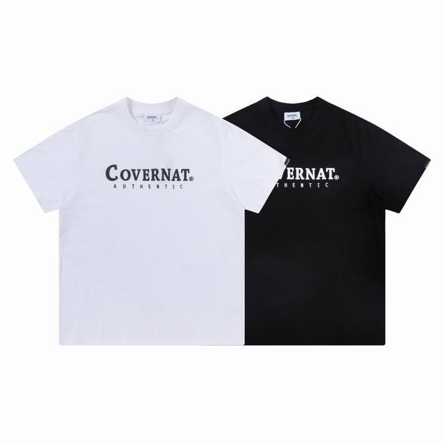C11#短袖上新 现货发售 韩国小众潮牌Covernat 经典简约T恤 清清爽爽干干净净～ 版型休闲宽松 百搭不挑人 质感满满 男女同款 颜色:黑色 白色 码数