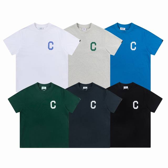 C10#短袖上新 现货发售 韩国小众潮牌Covernat 经典简约T恤 清清爽爽干干净净～ 版型休闲宽松 百搭不挑人 质感满满 男女同款 颜色:黑色 白色 彩蓝
