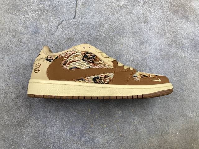 特价 独家实拍Travis Scott X Fragment Design X Dunk Low Supreme联-烟灰石头 低帮文化休闲板鞋 Jh6089-0