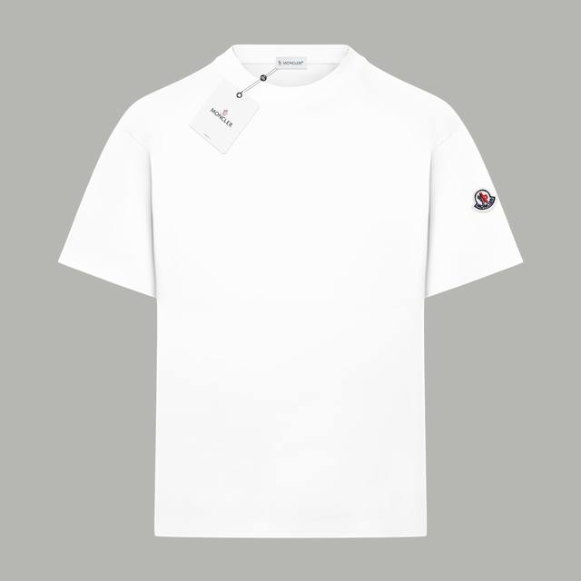 Moncler 蒙口 官网同款 童趣卡通涂鸦Logo字母 印花双纱纯棉短袖 - 300G双纱纯棉顶级面料 手感柔软 百分百纯棉独家出货 定染硫化黑无尘处理面料