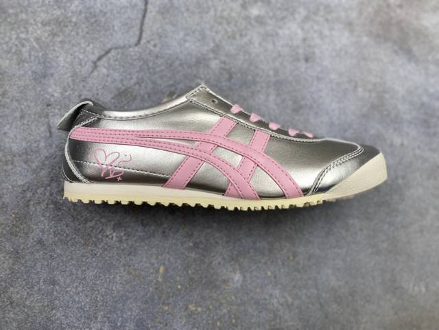 Onitsuka Tiger鬼塚虎 Mexico 66 合成革牛皮革 舒适百搭 防滑耐磨 低帮 生活休闲鞋 男女同款 - 经典造型：源于1966年的设计，以19