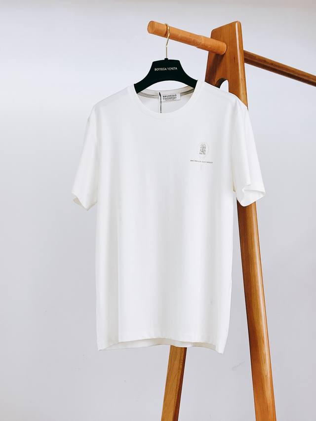 Brunello Cucinelli 布鲁奈罗.库奇内利 2025Ss春夏新品 Bc极简精粹高级圆领T恤，品质控推荐入手 接触Bc必定是精品才会推荐.有着”山羊