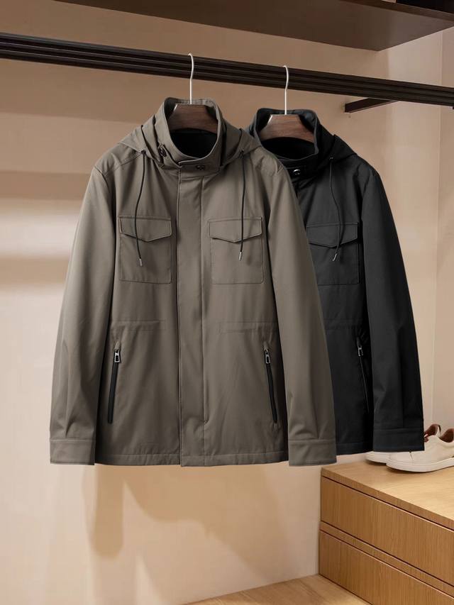 Loropiana L P官网秋冬火爆经典款外套 颜色：黑色，咖色Fzl 码数：M-3 Xl 48-56 型号：822028