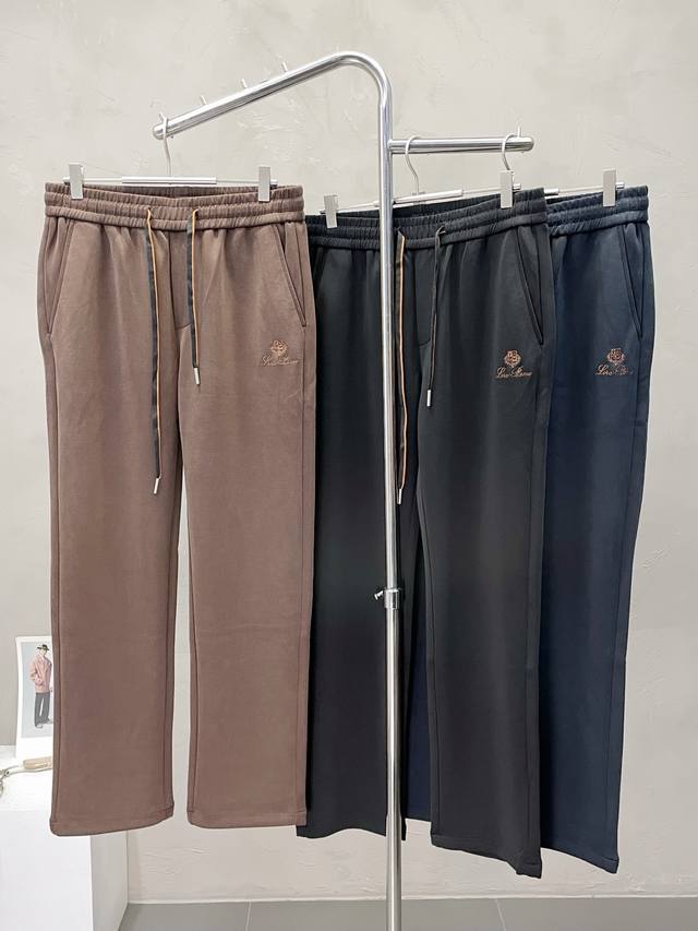 Lp-Loro Piana诺悠翩雅独家专供新款 休闲裤 高端版本！专柜定制面料 透气舒适度高，细节无可挑剔，品牌元素设计理念，体现高品质。手感细腻柔软！呈现休闲