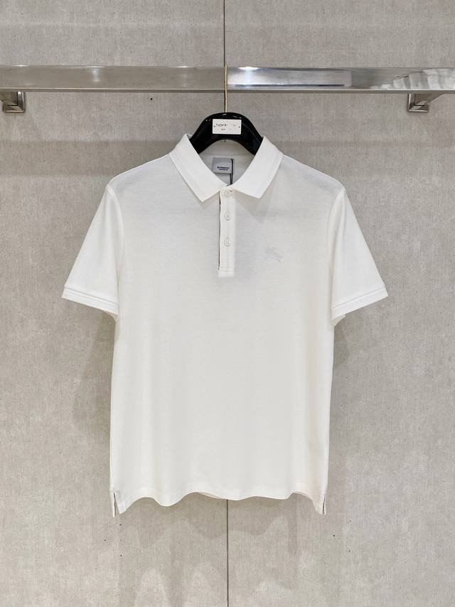 巴宝莉 2025Ss夏季新款字母Logo男士翻领Polo衫！经典商务男款，高端男装的天花板级别的商务男款！简约时尚大气不失优雅，单穿内搭体面过人，品质控 细节控