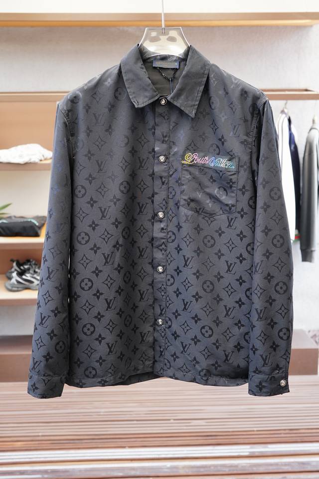 Lv 路易威登-2025Ss 新款定制彩色烫钻衬衫 原版购入开发，随意对比市面任意版本！ Size:S M L Xl