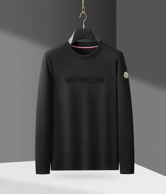 2025秋冬新品登场！ 码数:M.L.Xl.Xxl.Xxxl 颜色:黑色，浅杏色，栗棕色 精品空气层轻暖长袖T恤Brb 创新空气层面料结构，双层高支棉纱中空织造