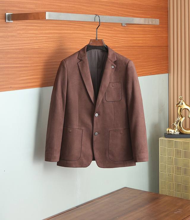 New2025 Lp秋冬新款男士商务休闲麂皮绒西服 单西，高端洋行出品，殿堂级品鉴奢华臻物，官方画册款！独家售卖！Lp家西服作为公认的时尚单品，无疑是时尚圈生命