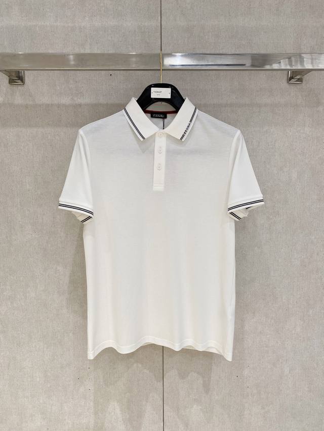 新品上市 杰尼亚 2025Ss夏季新款字母Logo男士翻领Polo衫！经典商务男款，高端男装的天花板级别的商务男款！简约时尚大气不失优雅，单穿内搭体面过人，品质