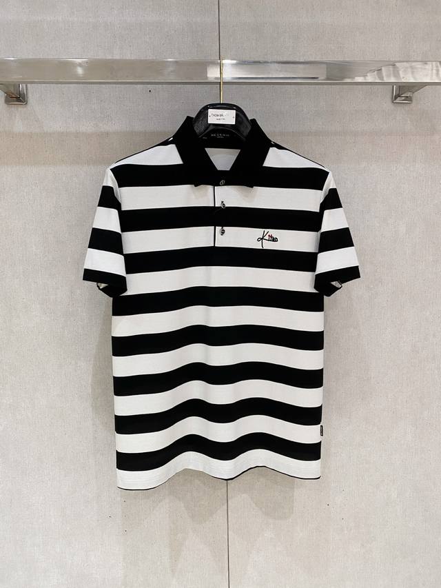 开春新品 Kiton %新疆长绒棉 面料柔软舒适透气 夏季 限量款短袖Polo系列 ：-4Xl