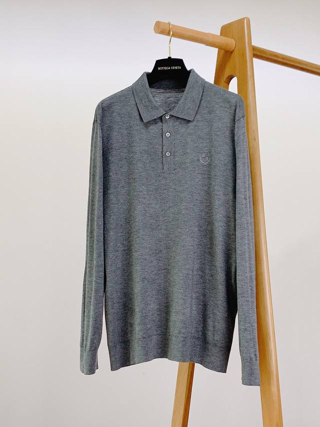 Loropiana L.P2580Fw早秋新品 Lp 男款长袖针织打底衫，精致工艺、高级质感、经典单品，这些都是意式穿搭的关键词，也是Lp骨子里的“老钱”腔调，