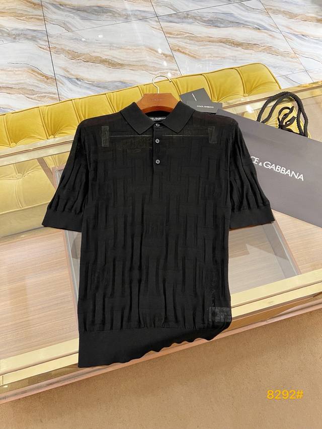 2025Ssdg最新款针织衫Polo 满身提花工艺 独家发售 Size:44-54