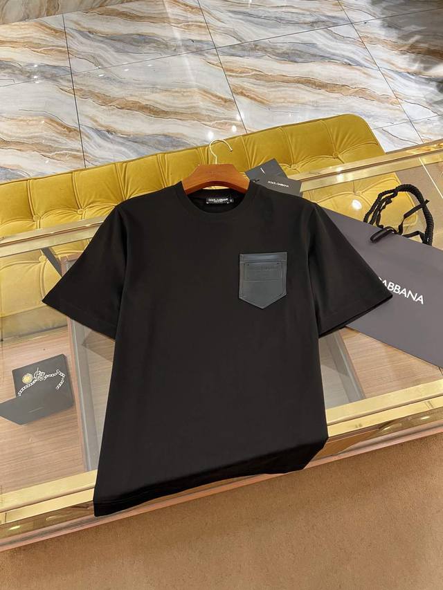 2025Ssdg最新款T恤 完美Pu皮口袋设计 优质纯棉面料 Os微阔版型 Size:44-54
