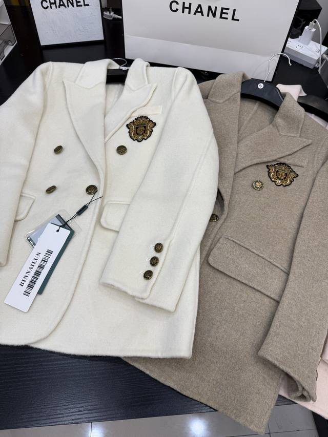爆款双面羊绒大衣 上新， 纯手工高端品质 尺码：Sm