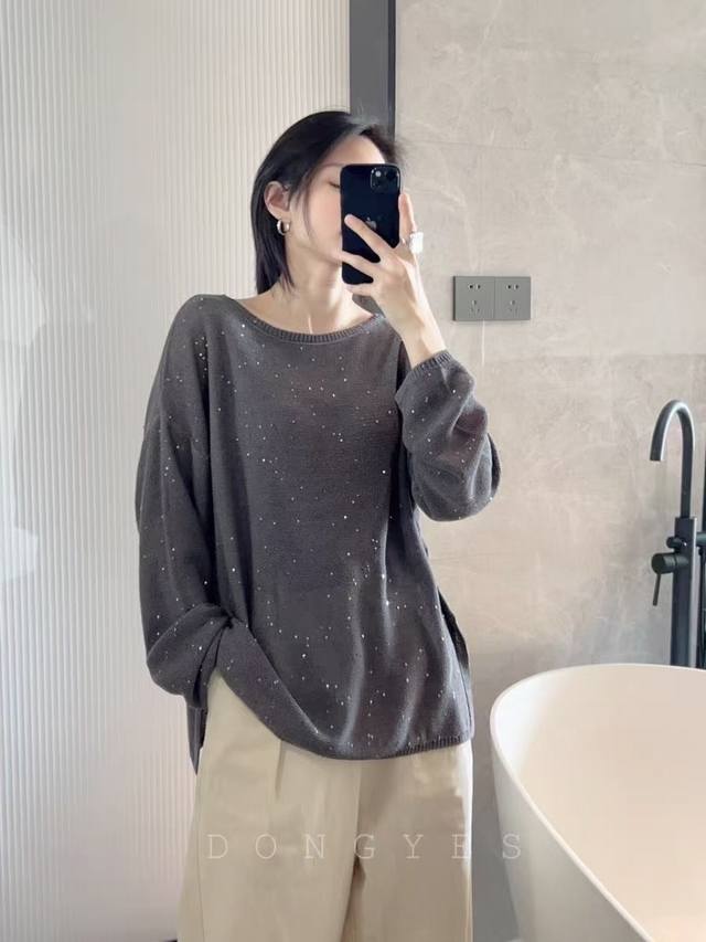 早秋天丝亚麻爆款上新针织女装宽松均码
