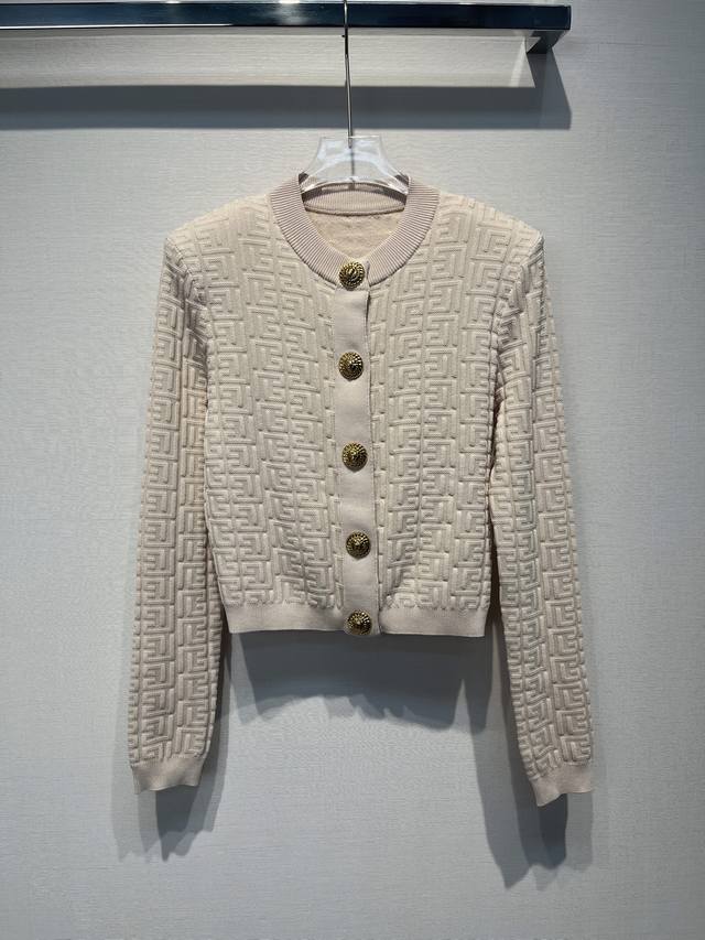2025新款 B家回字纹开衫 高品质 版型显瘦 Size: S- L