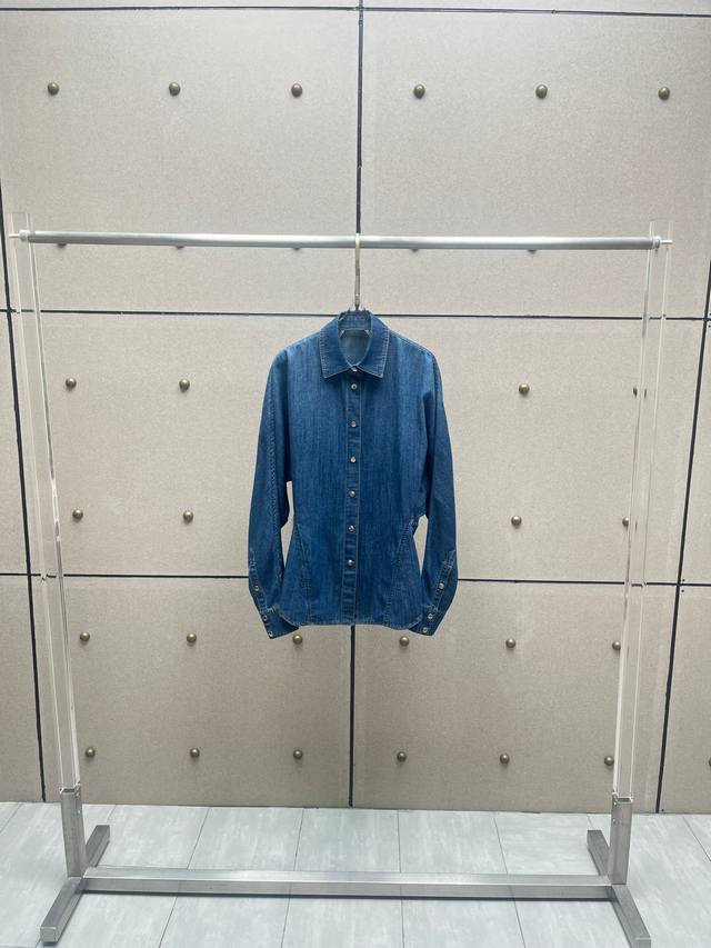 Alai 洗水牛仔衬衫上衣！棉 Sml
