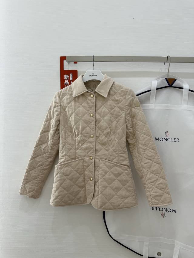 Moncler 盟可睐 25Ss女士Uzes薄款菱形格羽绒服