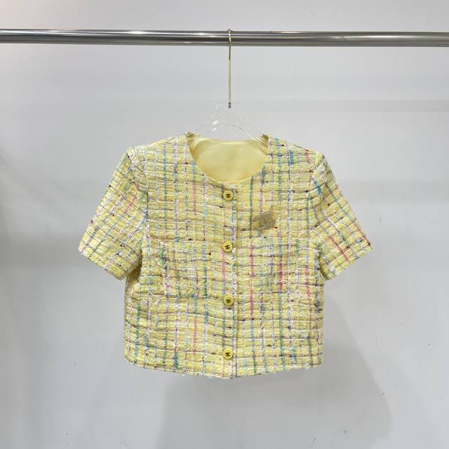 高端定制 ！新款小香风外套，甜美青春減龄～ 舒适不挑人，时尚百搭，两色Smlxl