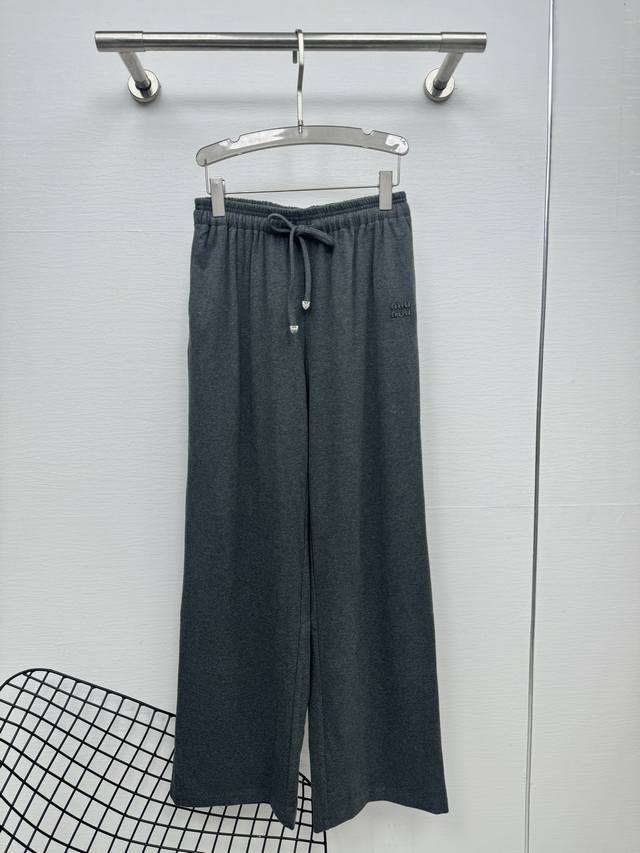 25新款高腰撞色设计感宽松显瘦垂感休闲裤秋冬必备款，面料超级柔软，很有垂感的十拿十补Sml