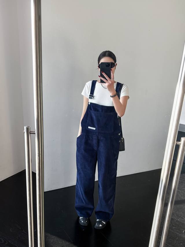 No Name上新 新款Acne Studios灯芯绒背带裤，俏皮可爱减龄必备款～现货Sml