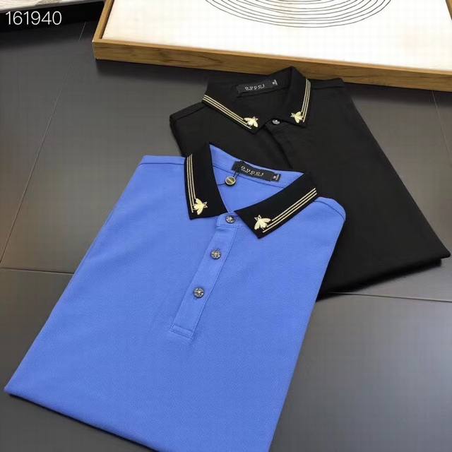 Gucci 古奇 原单高品质polo衫 极简主义大气商务休闲短袖翻领衫 采用120支双丝光棉面料 切割工艺！轻薄透气 超柔软亲肤触感！简约精工刺绣 代理加工厂p