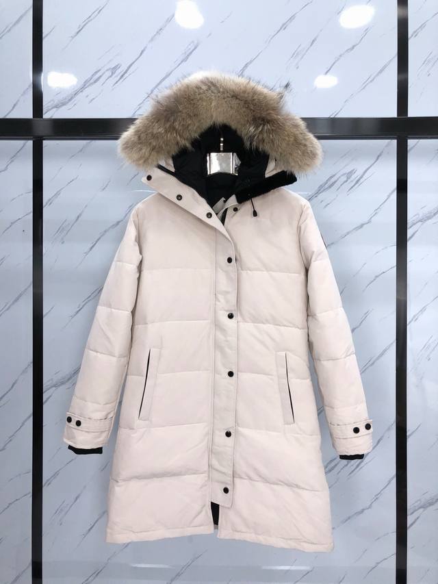 款号：Y97 顶级货源 米白 Canada Goose 加拿大鹅15款女款羽绒服外套