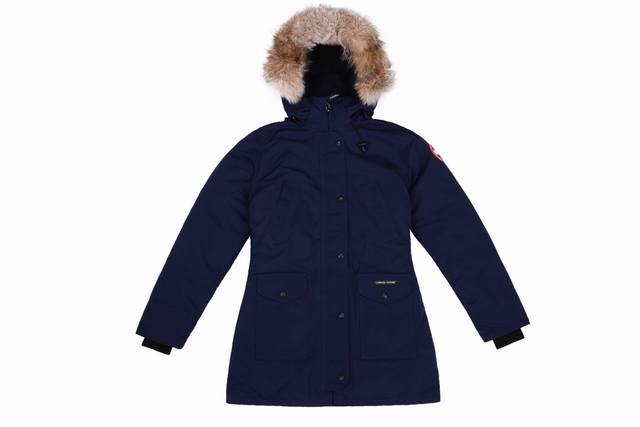 款号：Y96 顶级货源 藏蓝 Canada Goose 加拿大鹅07款女款羽绒服外套