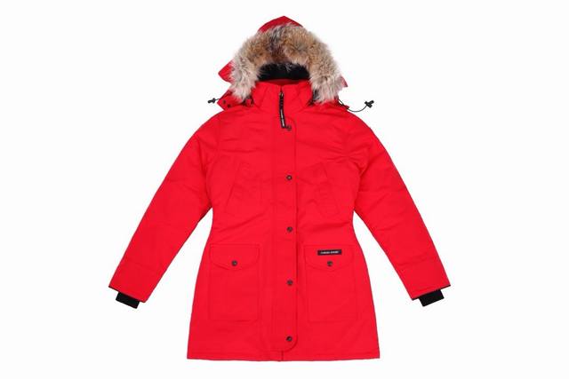 款号：Y96 顶级货源 红色 Canada Goose 加拿大鹅07款女款羽绒服外套