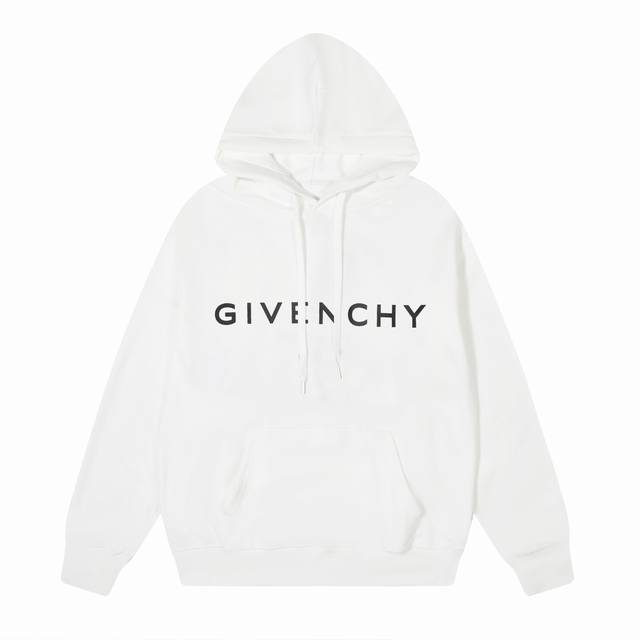 Givenchy*纪梵希 Givenchy*纪梵希经典字母印花连帽卫衣 -定制400克 优库亲肤绒潮牌大卫衣面料 布面干净 布纹清晰 手感非常细腻扎实 更加力挺