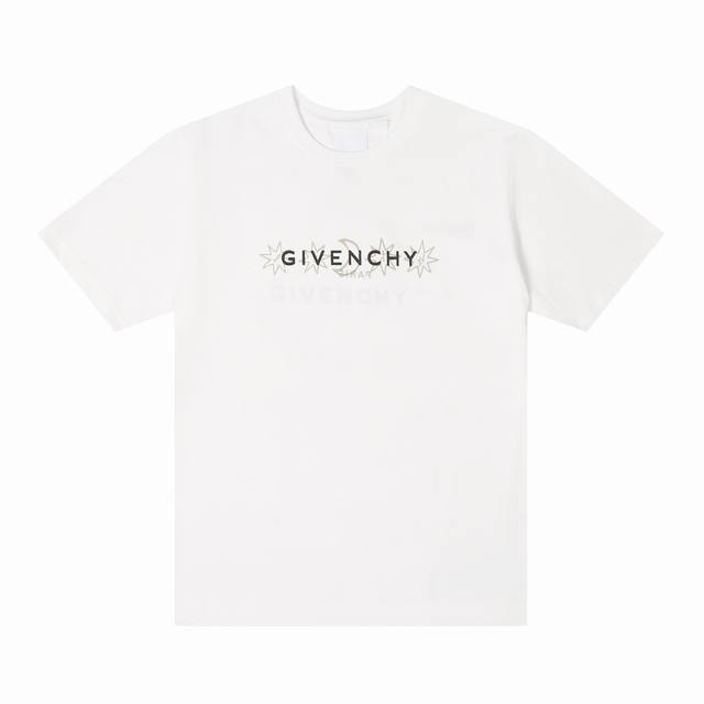 Givenchy*纪梵希 Givenchy*纪梵希八芒星印花短袖T恤 -定制270克32支全棉双纱紧密爽滑面料 布面干净 布纹清晰 手感非常细腻扎实 更加力挺