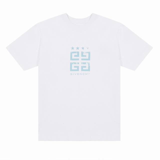 Givenchy*纪梵希 Givenchy*纪梵希经典五角星印花短袖T恤 -定制260克32支全棉双纱紧密爽滑面料 布面干净 布纹清晰 手感非常细腻扎实 更加力