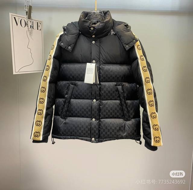 Gucci. 老花反光条 黑色 42 44 46 48 50码