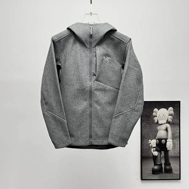 顶级天花羊毛软壳 Arcteryx始祖鸟 Sawyer Wool Hoody 羊毛防风连帽软壳夹克外套 冲锋衣春秋 Arc‘Teryx 羊毛软壳外套 始祖鸟家