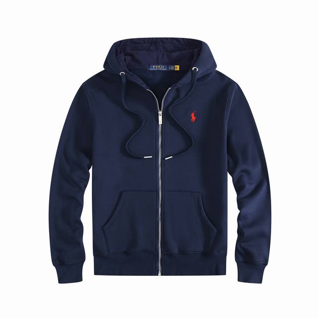 货号：W001A 拉夫劳伦Ralph Lauren 同色绳卫衣男女同款 纯棉 尺码：S-Xxl