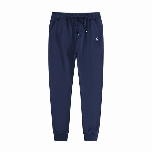 货号：K001A 拉夫劳伦Ralph Lauren 加绒同色绳卫裤男女同款 纯棉 尺码：S-Xxl