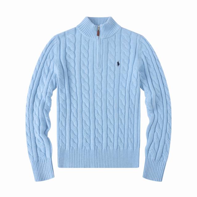 货号：6009 拉夫劳伦Ralph Lauren高领羊毛衣男款 羊毛混纺 尺码：S-Xxl